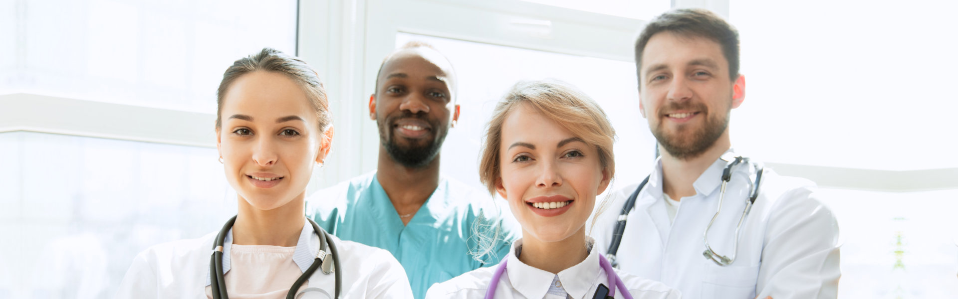 group of people smilling